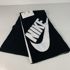 Nike Reversible Futura Club Sport Neck Scarf Black White N1002946-010 New W Tags