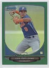 2013 Bowman Draft Picks Chrome Green Refractor 37/75 Luis Guillorme #BDPP72 2d9