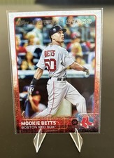 Topps 2015 Future Stars Mookie Betts Batting #389 Boston Red Sox Baseball MLB