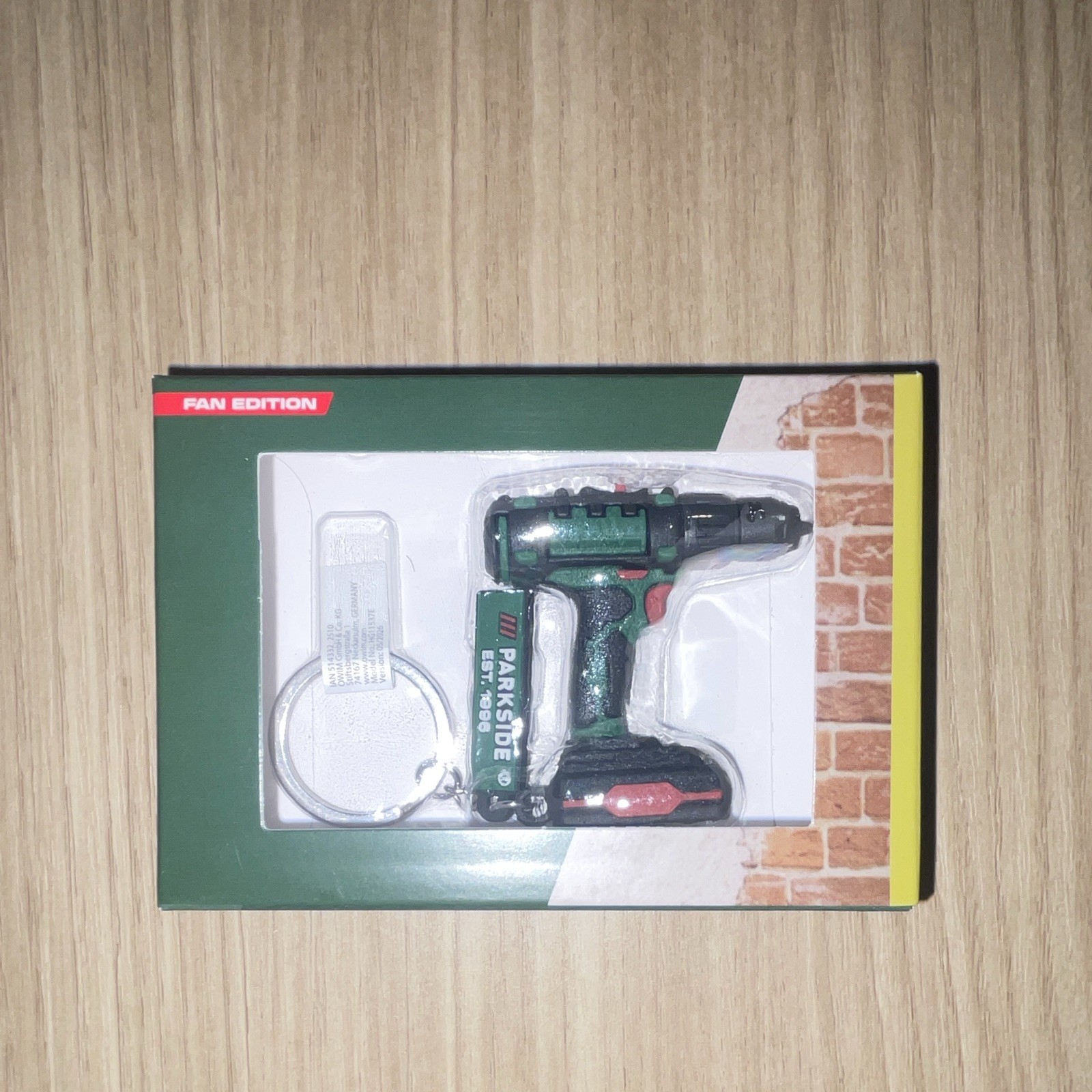 PARKSIDE Portachiavi a forma di trapano avvitatore Fan Edition
