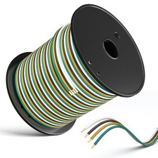 Limicar 100ft 14 Gauge Bonded 4-way Trailer Wire For Trailer Lights Limicar 100ft 14 Gauge Bonded 4-way Trailer Wire For Trailer Lights
