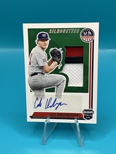 2022 USA Stars & Stripes Silhouettes Cole Kirschieper RC Patch Auto 1/25