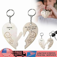    Couple Keychains You Hold The Key To My Heart Keychains Valentine's Day Gifts