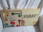 1964 Parker Brothers Sorry! Vintage Board Game Complete   Great Shape Original !