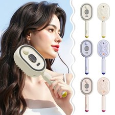 Electric Spray Air Cushion Massage Comb,Self-Cleaning Anti-Tangle Electric Brush