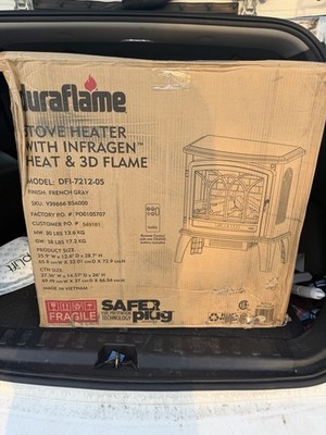Duraflame Electric Infrared Quartz Fireplace Stove with 3D Flame Effect,