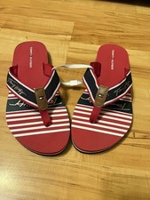 Tommy Hilfiger Flip Flops 40 Neu mit Etikett rot/blau