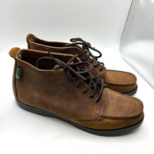 Vintage Eastland 8.5 M Brown Leather Chukka Ankle Boots Y2K 80 s 90 s Retro