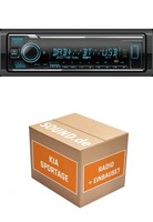 Autoradio Einbaupaket Kenwood KMM BT508DAB Passend FüR KIA Sportage 1 | Bluetoot