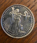 SilverTowne Winchester St Gaudens Lady Liberty 1 oz .999 Silver Round Toning