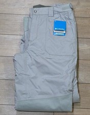  90 Columbia Youth XL Omni-Tech Snow Ski Pants Bibs Powder Turner Suspender Gray