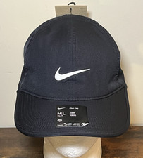 Nike Dri-FIT Club Cap Unisex Lightweight Adjustable M/L Black Training Cap Hat