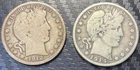 1912 and 1914S Barber Half Dollars