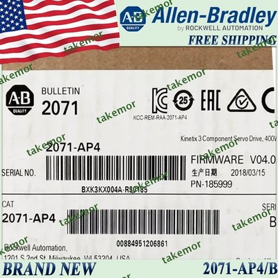 New Sealed AB 2071-AP4/B 400W Component Servo Drive 2071AP4 serB Free Ship US