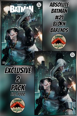 ABSOLUTE BATMAN #21 Bjorn Barends 2-Pack (Trade + Virgin) LTD 1000 PREORDER 6/17
