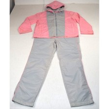 Lacoste Track Set VTG IZOD Lacoste Size M/L 80s Pink Gray Two Tone Soft Light