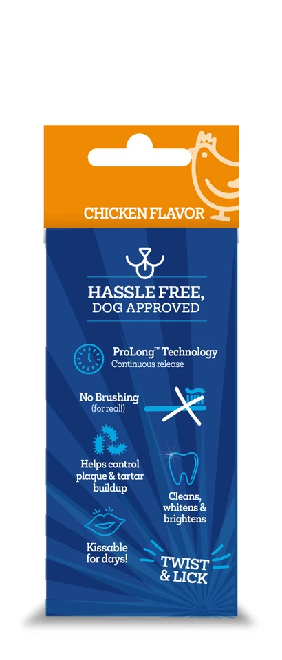 Twist + Lick Dental Gel for Dogs, Cleans Teeth and Freshens Breath for 24 Hou... - Image 2 of 4