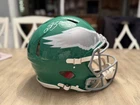SAQUON BARKLEY Signed Eagles Full Size Kelly Green Authentic HELMET