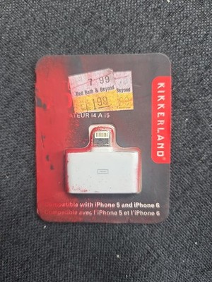 Kikkerland 30 PIN To Lightning Adapter for iPhone 5 and More XUS57 White