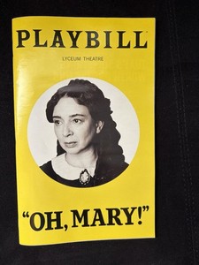 OH, MARY! PLAYBILL Maya Rudolph May 2026 Cheyenne Jackson 
