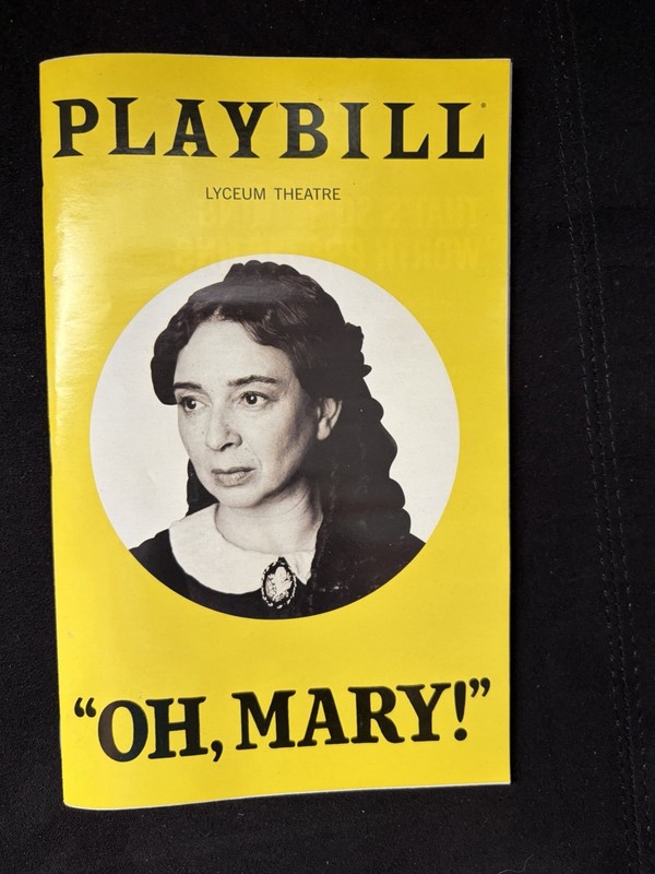 OH, MARY! PLAYBILL Maya Rudolph May 2026 Cheyenne Jackson 