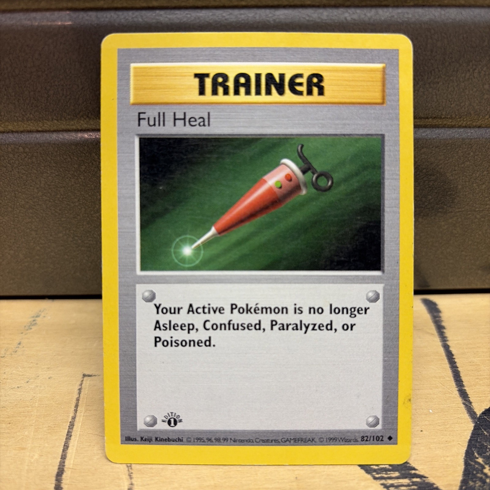 Pokemon Card - Full Heal Base Set (Shadowless) 82/102 Uncommon 1st Edition