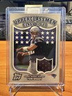 2006 Topps D.P. Upperclassmen Tom Brady Game Worn Jersey Patch #UC-TB