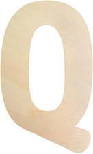 Wooden Letters Q Large Wooden Letters 12 Inch Unfinished Wood Letters for Wall D