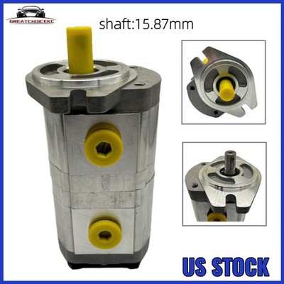 HGP-33A-F6/6R Hydraulic Tandem Double Gear Pump 15.87mmd Shaft Replacement