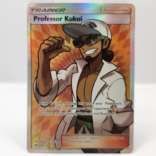Professor Kukui 148/149 Pokemon TCG Full Art Sun & Moon NM/M