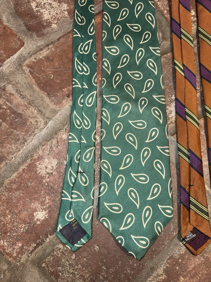 Лот из 6 винтажных мужских галстуков Abercrombie & Fitch  - Изображение 2 из 4