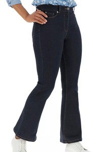 indigo bootcut jeans