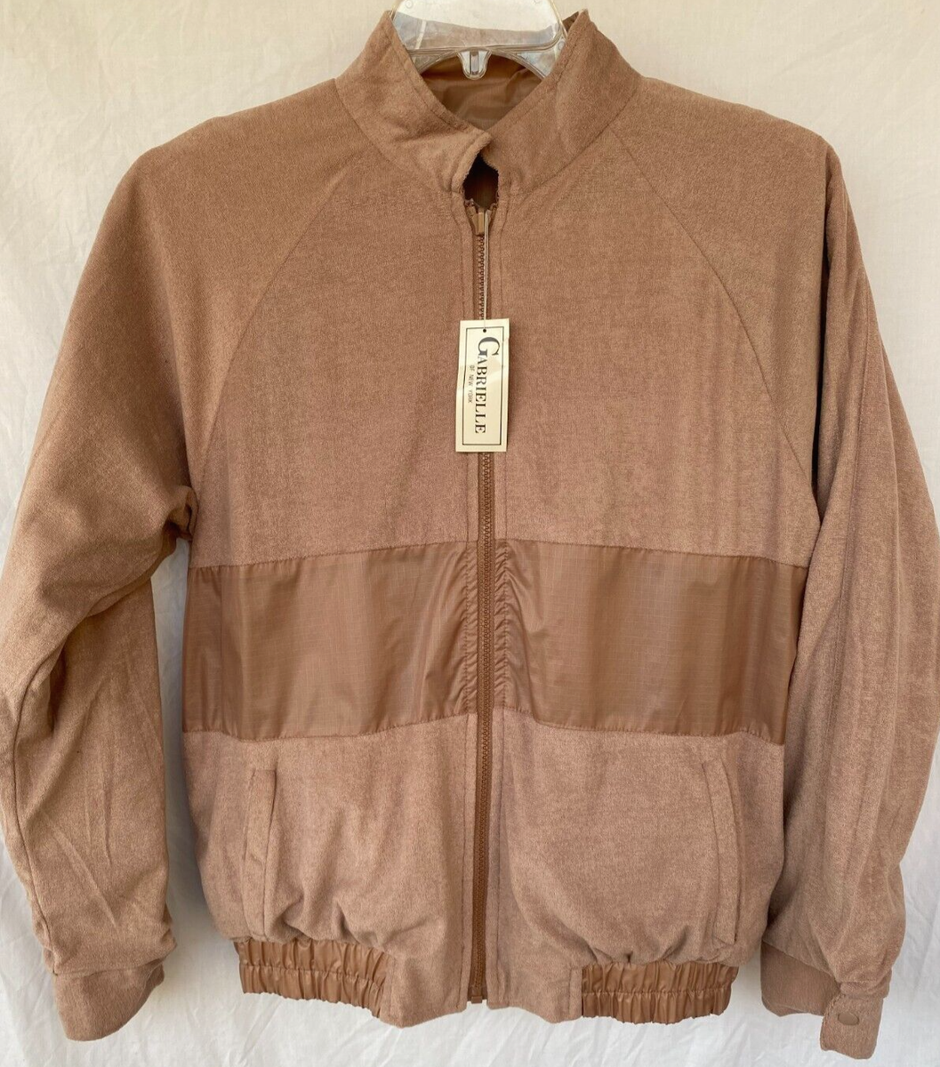 VTG 80s..REVERSABLE..WINDBREAKER / TERRY CLOTH..JACKET..NEW OLD