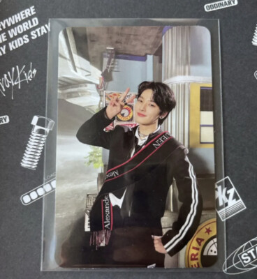 Stray kids ODDINARY Maniac Hottracks Official photo card POB