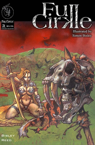 FULL CIRKLE #3a (1st Print) Simon Bisley Painted Art (Slaine, Lobo, Hellblazer)