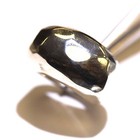 925 Sterling Silver White Hammered Hollow Dome Ring 7.7g Size 7 — photo 10