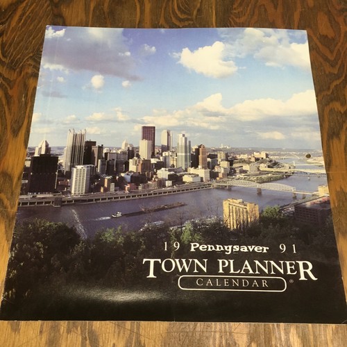 Vintage pennysaver town planner 1991 calendar old ads and coupons Pittsburgh PA eBay