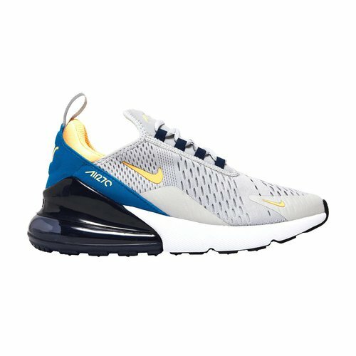 Женские кроссовки Nike Air Max 270 GS Grey Fog Melon темно-синего цвета 943345-032 Размер 4,5 года = 6