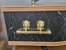 Black Marble Effect Coffin - Real Oak Veneer Lid & Trim (Various Sizes)