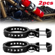 2x Fire Extinguisher Holder Bracket Roll Bar Mount for UTV Can Am RZR Kawasaki