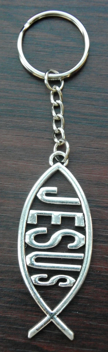 Jesus fish best sale keychain