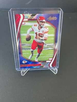 Patrick Mahomes Absolute 2021 No. 1 Red white & Blue Spectrum /99 #1