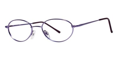MODERN OPTICAL DAWN WOMEN'S EYEGLASSES 45-16-130 PURPLE METAL W/ SOFT CASE .