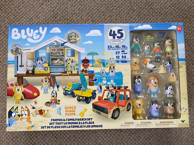 BLUEY'S Ultimate Mega Set 45+ Piece Friends & Family Beach House