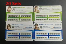 20Sets Dental Orthodontic Brackets MIM Monoblock Mini Roth/MBT 022 345 Hooks