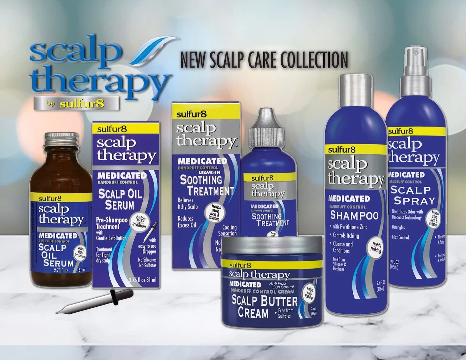 Sulfur8 | Scalp Therapy Medicated Hair Care Products For Dry, Itchy Hair & Scalp
