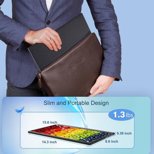 Portable Monitor,Gaming Tragbarer Mobiler 15,6 Zoll 1920x1080P IPS Bildschirm - Photo 6/6