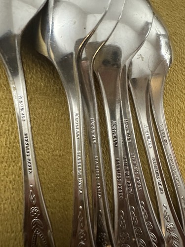 Oneida Northland SCHUBERT Stainless (8) Soup Spoons - Picture 7 of 7