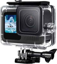 Waterproof Case for GoPro Hero 12/11 / 10/9 Black with Diving Filters - 60M U...