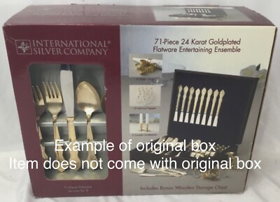 International Silver Company 24 kt Goldplated Flatware